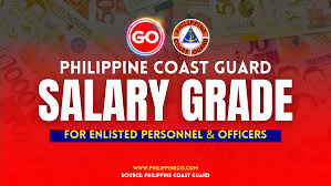 philippine coast guard salary and ranks