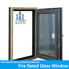 non insulated fireproof glass window
