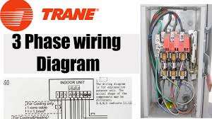 trane ac 3 phase wiring diagram