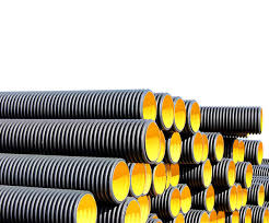 Corrugated Pipe Double Wall Pipes Fittings Hdpe Corrugated