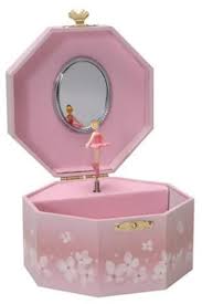 schylling ballerina jewelry box pink