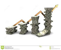 Raising Money Charts Stock Illustration Illustration Of