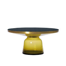 Next, look for a soap pump that plays up the chic countertop accessories, and corral any remaining odds and ends on a tray. Classicon Bell Coffee Table Brass Ambientedirect
