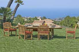 7 Piece Dining Teak Patio Set