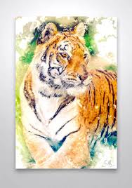 Digital Art Tiger Art Prints