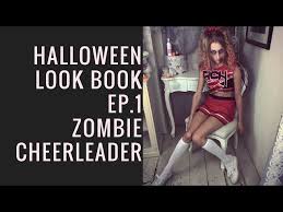 halloween look book zombie cheerleader