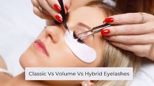 clic vs volume vs hybrid eyelashes