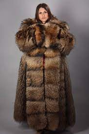 Fin Raccoon Fur Fur Coat Fur Jacket