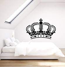 Vinyl Wall Decal Royal Crown For King