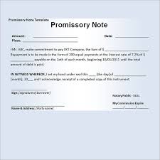 Sample Promissory Notes Toptier Business
