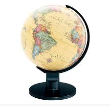 rétro mini globe du monde À axe