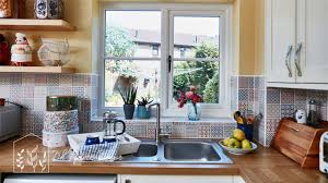 window over kitchen sink design ideas