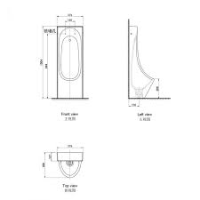 floor mounted urinal u005 0401 m2