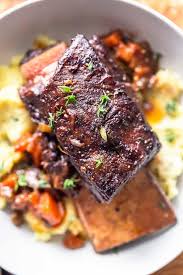 red wine braised short ribs fox and briar