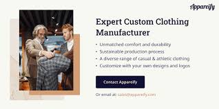 5 best custom clothing manufacturers