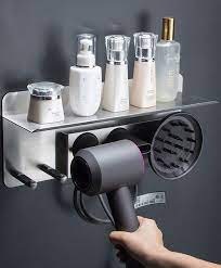Hair Dryer Holder With Wall Shelf 159