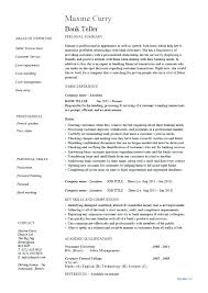 Resumes For Bank Tellers Blaisewashere Com