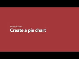 Create A Pie Chart In Microsoft Access