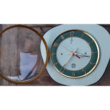 Smi Vintage Formica Wall Clock 1960