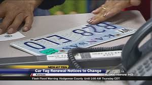 kansas license plate renewal notices to