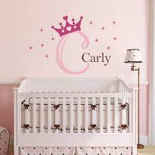 Princess Crown Decal Personalized Decor