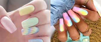 move over neon tie dye nails are back