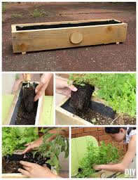Diy Planter Boxes For Herbs How To