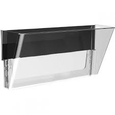 X Clear Magnetic Wall File Pocket