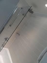 Tub Shower Grab Bars Glass Door Was