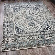oriental rugs grey blue carpet modern
