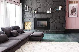 How To Update A Rock Fireplace By Using