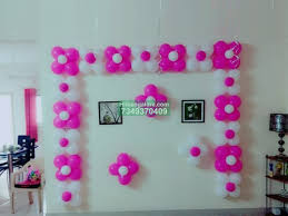 baby simple birthday decoration at