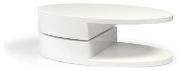 Member of the pipa prize nominating committee 2020. White Hi Gloss Oval Coffee Table With Swivel Top Contemporary Coffee Tables By Bh Design Houzz
