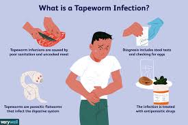 symptoms of a tapeworm infection and