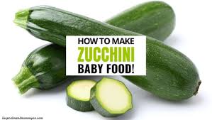 how to make zucchini baby food keep