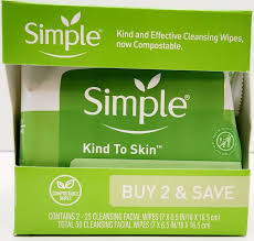 simple cleansing wipes kind to