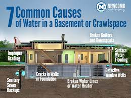 causes of water in your basement