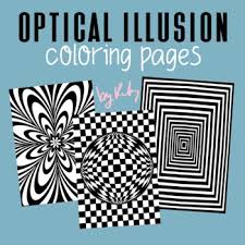 School's out for summer, so keep kids of all ages busy with summer coloring sheets. Optical Illusions Coloring Page Worksheets Teaching Resources Tpt