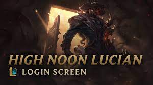 High Noon Lucian | Login Screen - League of Legends - YouTube