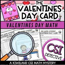 Valentines Day Math Mystery Csi