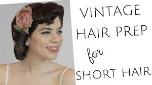 28 best shag haircuts that look great on everyone, no matter your hair length. Vintage Hair Prep For Short Hair For Fabulous Vintage Hairstyles Youtube