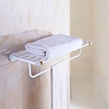 Towel Shelf Bar 24 Inch White