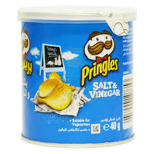 pringles salt vinegar potato chips 40g