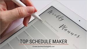 schedule maker software