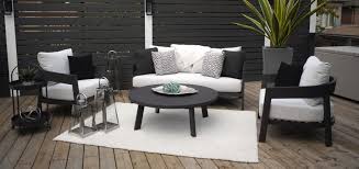 Outdoor tables made of metal and glass make an elegant addition to patios and yards with garden landscapes or outdoor kitchens. Ard Outdoor Toronto Outdoor Furniture Patio Furniture Patio Sets