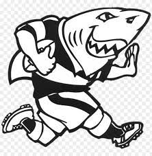 png image of sharks rugby mascotte with