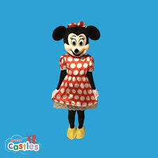 minnie mouse mascot costume bouncy