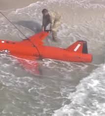 targeting drone washes up on florida beach