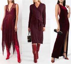 burgundy dress maroon dress