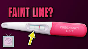 faint line on a pregnancy test are you